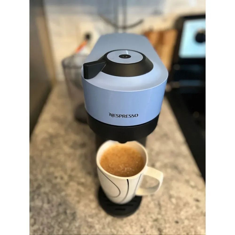 Nespresso Vertuo Pop+ Coffee and Espresso Machine by De'Longhi, Pacific Blue